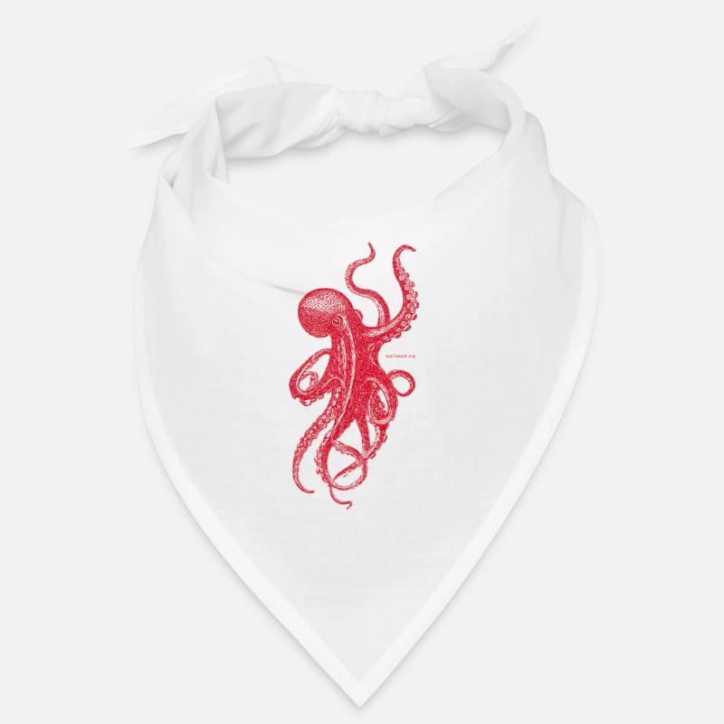 Red Octopus Bandana