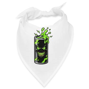 Grimmige Batterie Grüne Akku-Slime - Bandana - Weiß - Vorne
