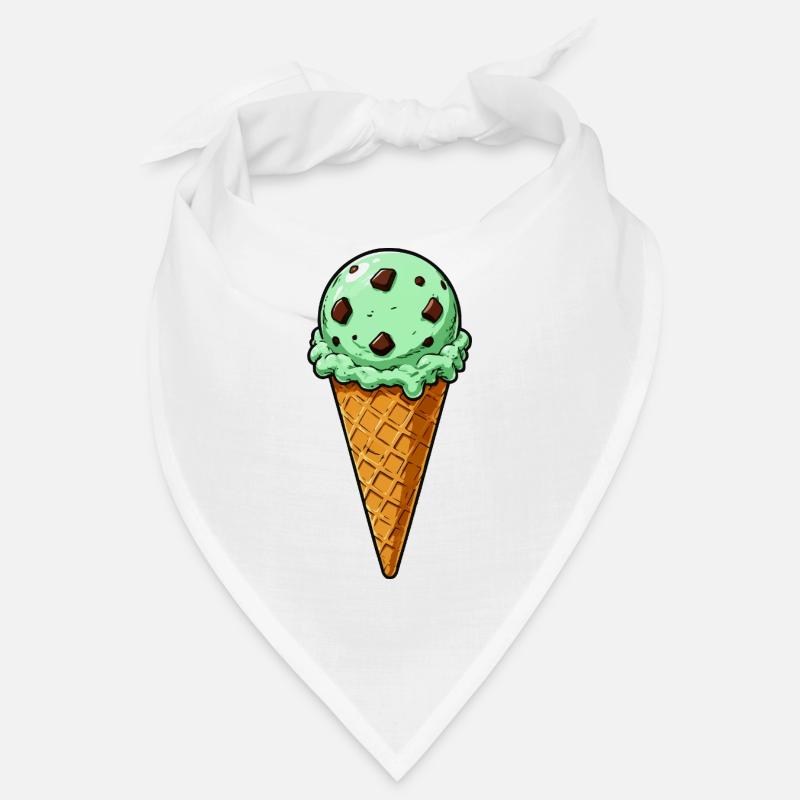 Minz Schoko Eis Kugel Bandana