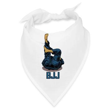 BJJ Triangle - Bandana - Weiß - Vorne