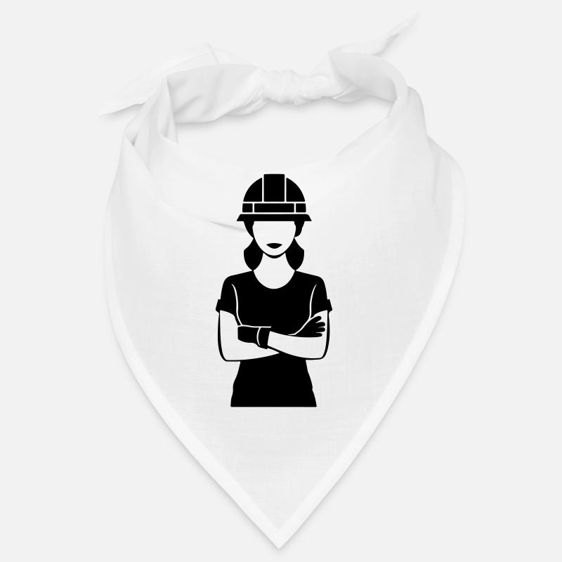 Construction Worker Woman Bandana