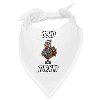Cold Turkey – Witzige, wörtliche Idiom-Zeichentrickserie - Bandana - Weiß - Vorne