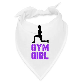 Gym Girl Kraft-Attitüde - Bandana - Weiß - Vorne