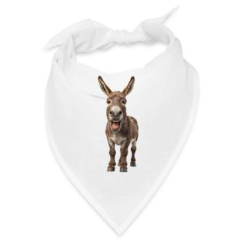Esel - Bandana - Weiß - Vorne