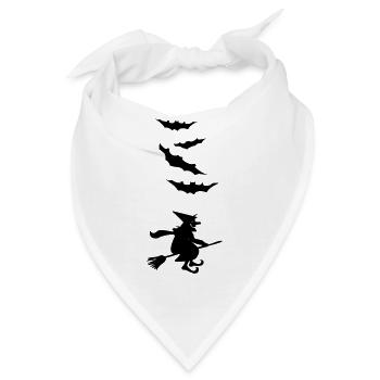 Hexe - Bandana - Weiß - Vorne