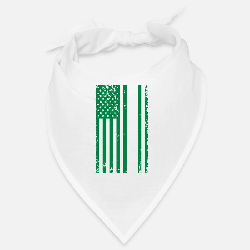 Drapeau vert de Boston des États-Unis Bandana