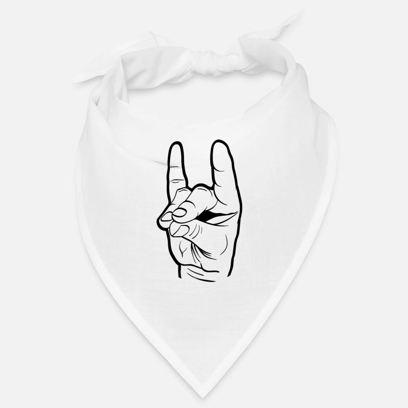 Geschenk Geste Silhouette Schweigefuchs Bandana