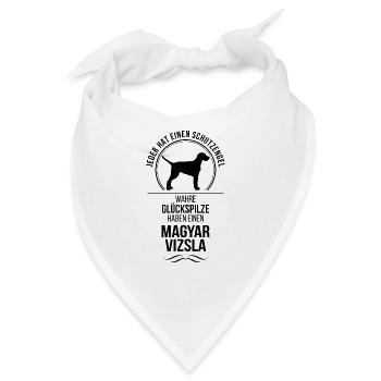 MAGYAR VIZSLA Drahthaar Schutzengel Hunde Wilsigns - Bandana - Weiß - Vorne