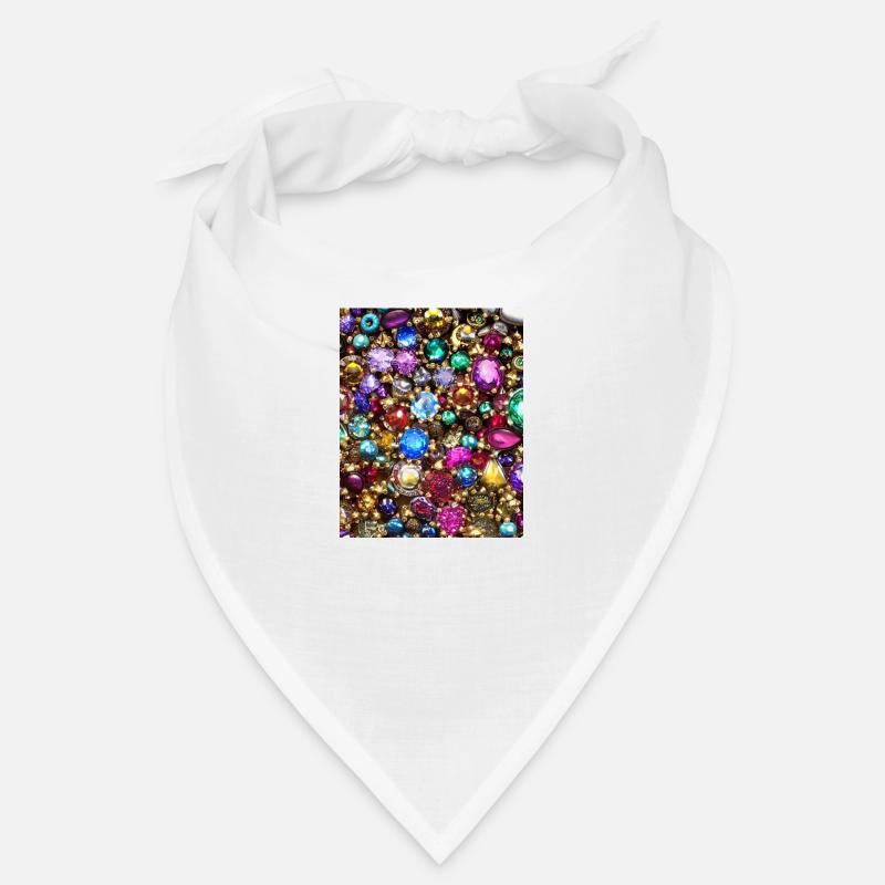 Diamantine dorée Bandana