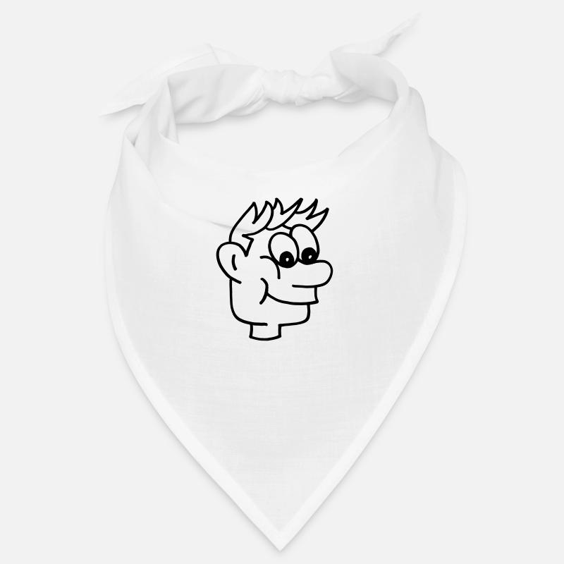 Comic Boy Face Bandana