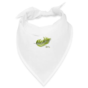 Palms Palme Palmen Shirt - Bandana - Weiß - Vorne