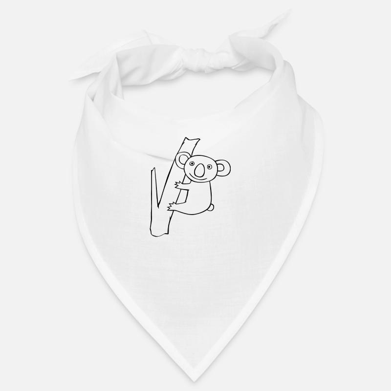 Dessin mignon de koala animalier Bandana