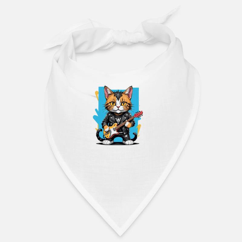 Cat Rocker Cat HardRock Gift Bandana