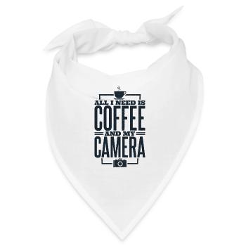 Fotografie Foto Fotograf Kamera fotos Geschenk - Bandana - Weiß - Vorne