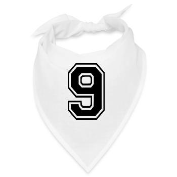 9 - Bandana - Weiß - Vorne