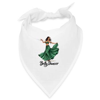 Bauchtanz Bauchtänzerin Bauchtanzkurse - Bandana - Weiß - Vorne