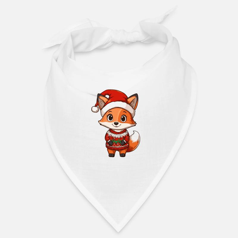 Fuchs Weihnachten Comic Bandana