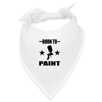 Lackierer - Bandana - Weiß - Vorne