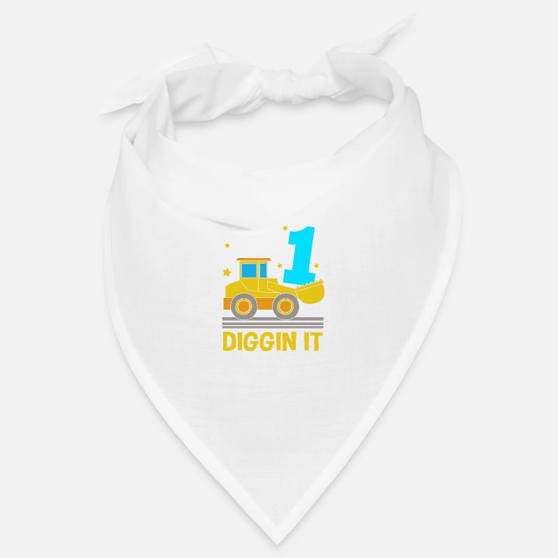 Baustelle Kindergeburtstag Bandana