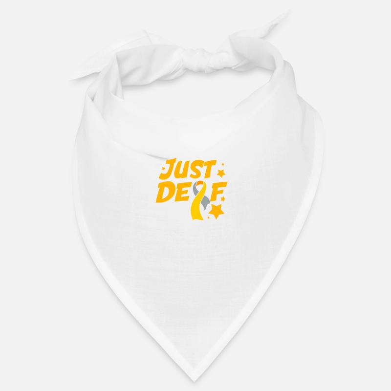 Deaf Deaf Deaf Sign Language Bandana