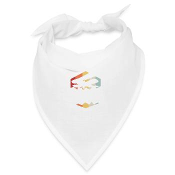 Crop Duster Flugzeug Pilot Geschenk - Bandana - Weiß - Vorne