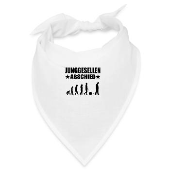 Junggesellenabschied - Bandana - Weiß - Vorne