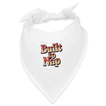 Built to Nap - Bandana - Weiß - Vorne