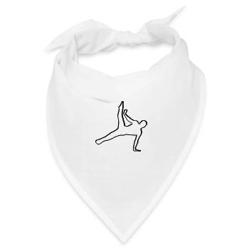 Turnen, Turner - Bandana - Weiß - Vorne