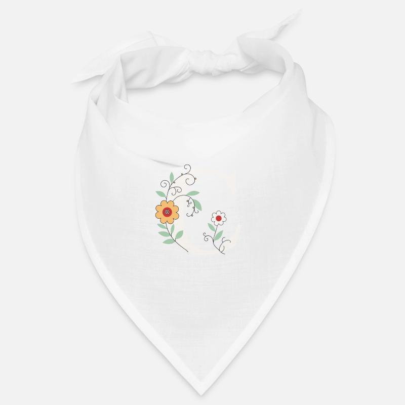 Letter C Monogram Retro Bandana