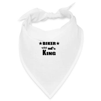 Motorrad - Bandana - Weiß - Vorne