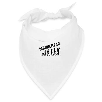 Vatertag - Bandana - Weiß - Vorne