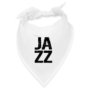 Jazz-Liebe, Jazz-Fan, Jazz-Musiker - Bandana - Weiß - Vorne