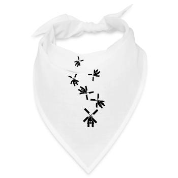 Windmühle Ivon Silhouette - Bandana - Weiß - Vorne