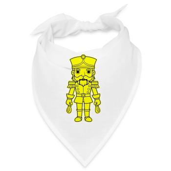 Nussknacker Weihnachten - Bandana - Weiß - Vorne