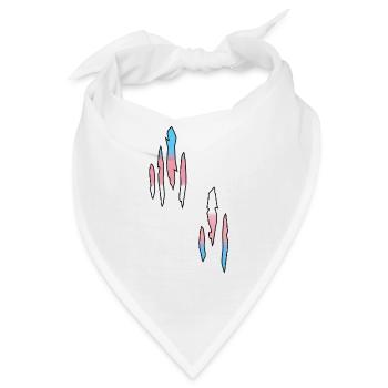 Trans Pride, Lgbtq - Bandana - Weiß - Vorne