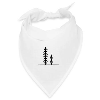 Outdoor Naturliebhaber - Bandana - Weiß - Vorne