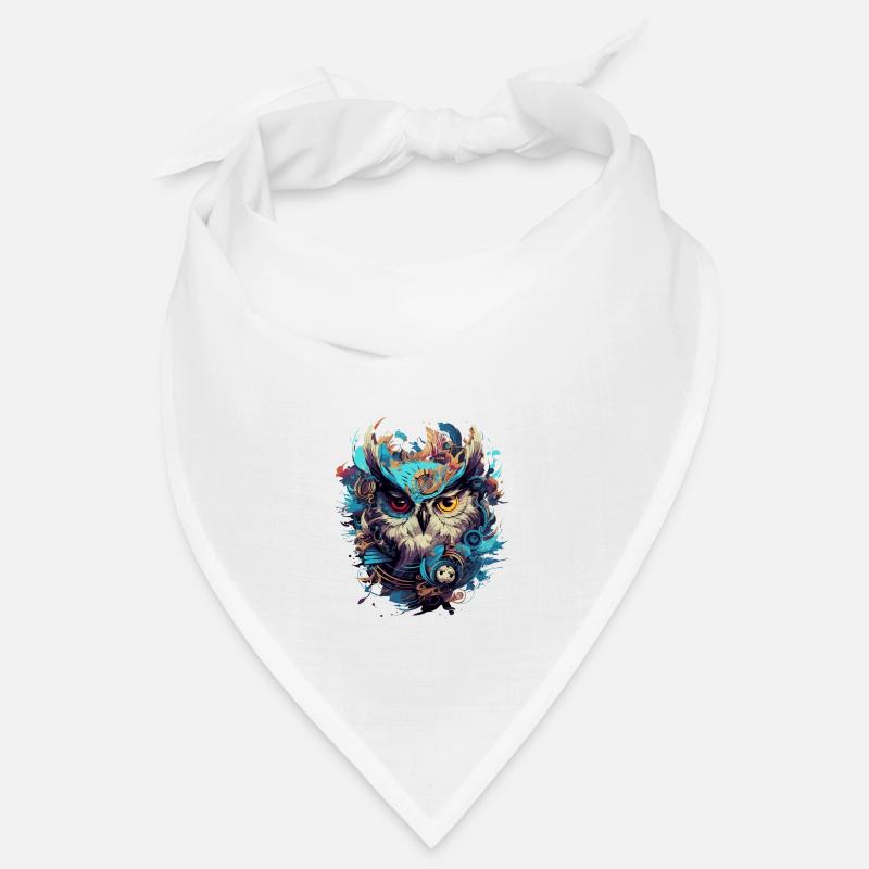 Coole Steampunk Eule Bandana