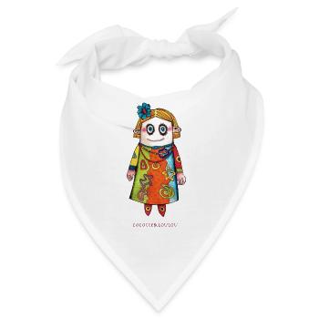 Vauda die Puppe - Bandana - Weiß - Vorne