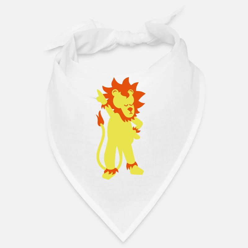 Lion dans la pose disco Bandana