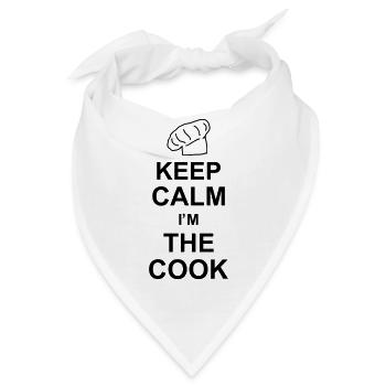keep calm im the cook kg10 - Bandana - Weiß - Vorne