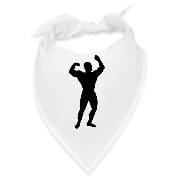 Starker Mann - Bandana - Weiß - Vorne