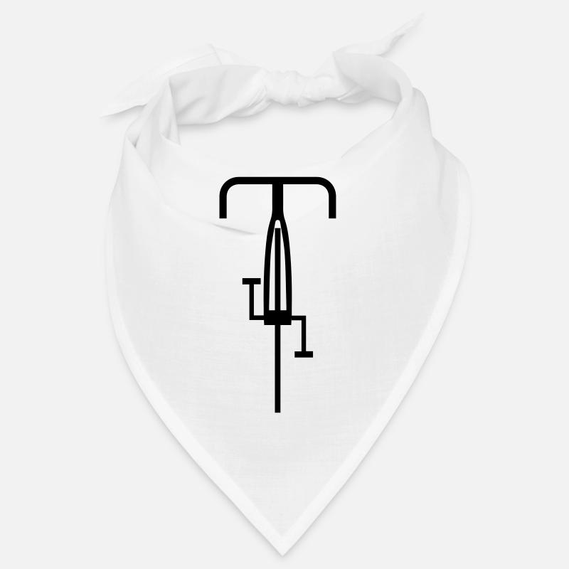 Fahrrad - Bandana - Weiß