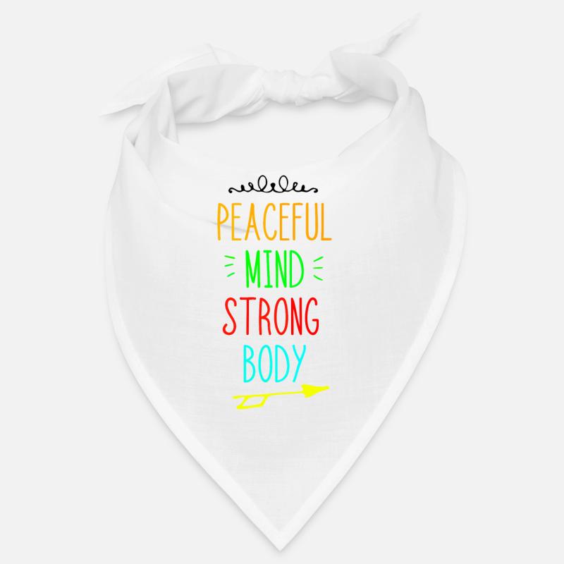 Friedlicher Geist und starker Körper Bandana