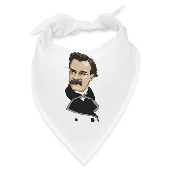 Nietzsche - Bandana - Weiß - Vorne