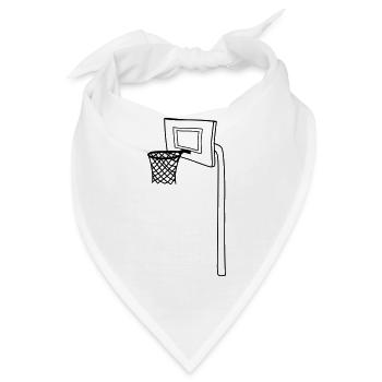 Sport Basketball Korb - Bandana - Weiß - Vorne