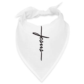 Jesus - Bandana - Weiß - Vorne