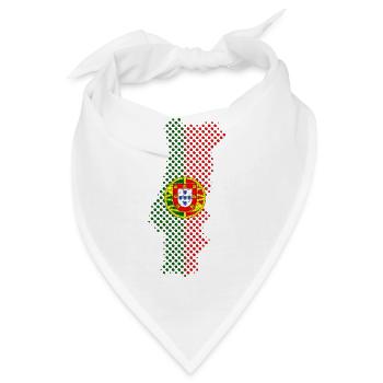 Portugal - Bandana - Weiß - Vorne