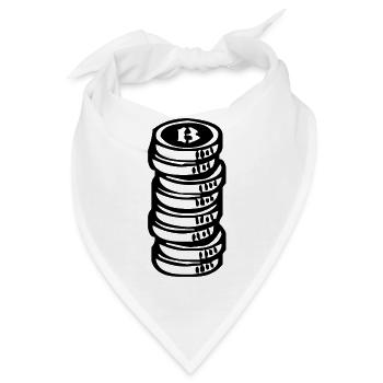 Bitcoin-Wirtschaft - Bandana - Weiß - Vorne