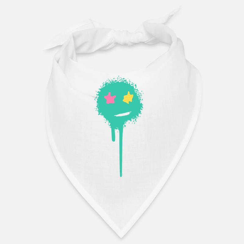Paint stain - Bandana - white