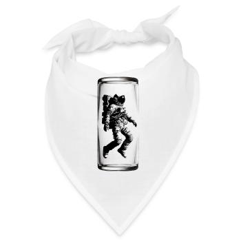 Astronaut im Glas - Bandana - Weiß - Vorne